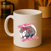 Leopard Possum Lil Classy Lil Trashy Possum Sarcastic Mug