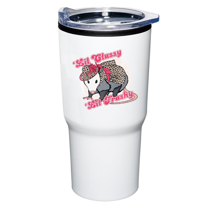 Leopard Possum Lil Classy Lil Trashy Possum Sarcastic Tumbler