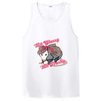 Leopard Possum Lil Classy Lil Trashy Possum Sarcastic PosiCharge Competitor Tank