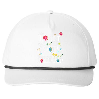 Lolli Pop Lollipop Grandmother Grandfather Snapback Five-Panel Rope Hat