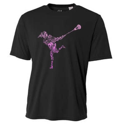 Lacrosse Player Cooling Performance Crew T-Shirt