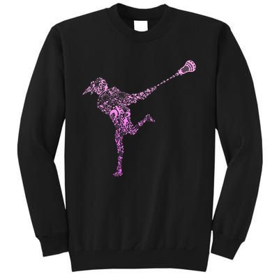 Lacrosse Player Sweatshirt