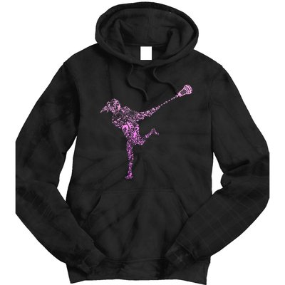 Lacrosse Player Tie Dye Hoodie