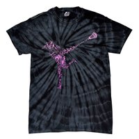 Lacrosse Player Tie-Dye T-Shirt