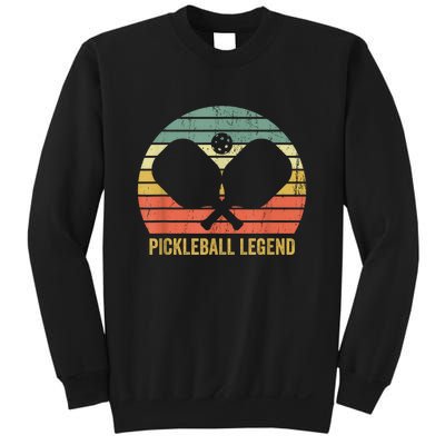 Love Pickleball Legend Funny Pickleball Player Vintage Gift Sweatshirt