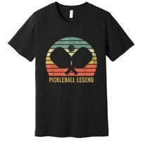 Love Pickleball Legend Funny Pickleball Player Vintage Gift Premium T-Shirt