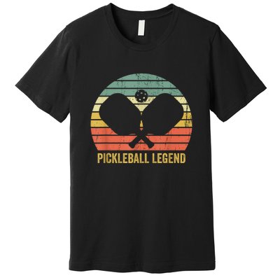 Love Pickleball Legend Funny Pickleball Player Vintage Gift Premium T-Shirt