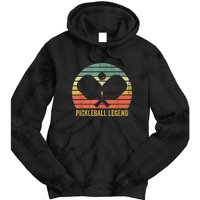 Love Pickleball Legend Funny Pickleball Player Vintage Gift Tie Dye Hoodie