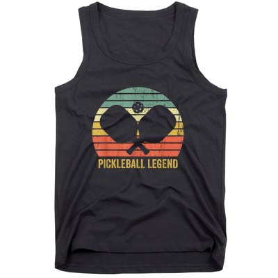 Love Pickleball Legend Funny Pickleball Player Vintage Gift Tank Top