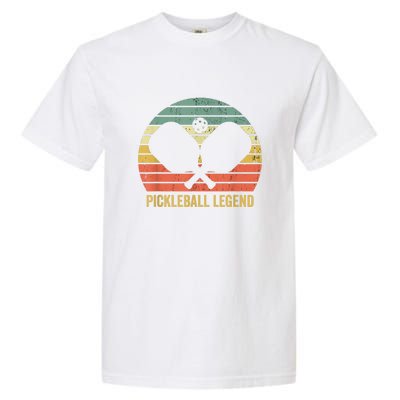 Love Pickleball Legend Funny Pickleball Player Vintage Gift Garment-Dyed Heavyweight T-Shirt