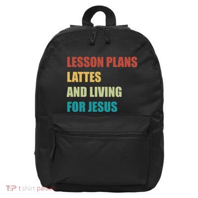 Lesson Plans Lattes And Living For Jesus 16 in Basic Backpack