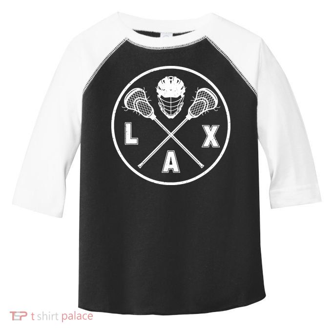LAX Player Lacrosse Lacrosse Logo Lacrosse Lovers Toddler Fine Jersey T-Shirt