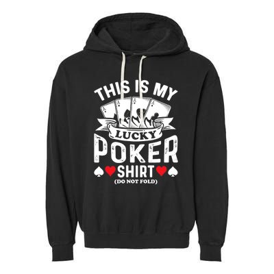 Lucky Poker Garment-Dyed Fleece Hoodie