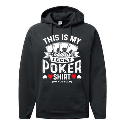 Lucky Poker Performance Fleece Hoodie