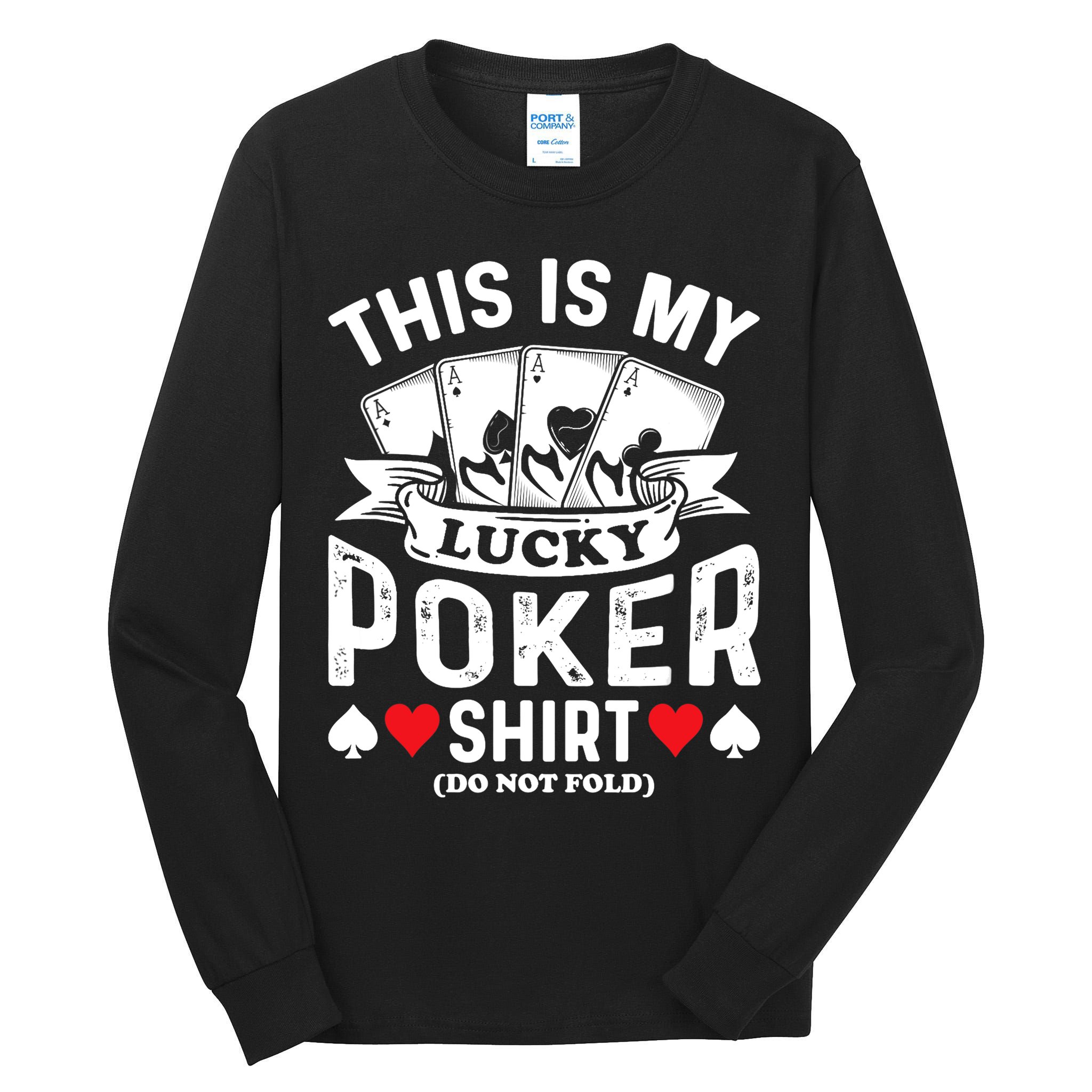 Lucky Poker Tall Long Sleeve T-Shirt