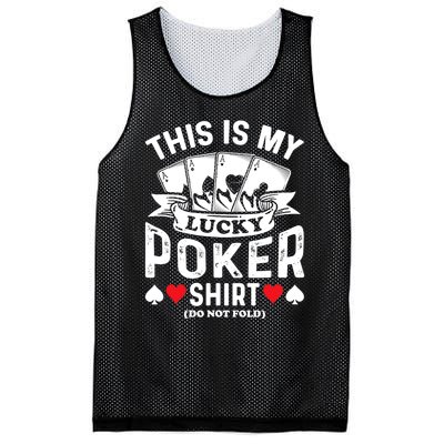 Lucky Poker Mesh Reversible Basketball Jersey Tank