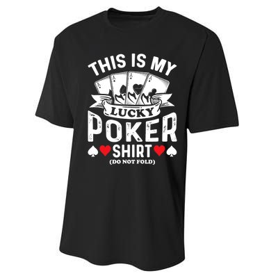 Lucky Poker Performance Sprint T-Shirt