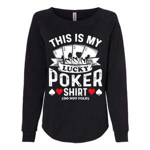 Lucky Poker Womens California Wash Sweatshirt