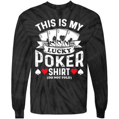 Lucky Poker Tie-Dye Long Sleeve Shirt