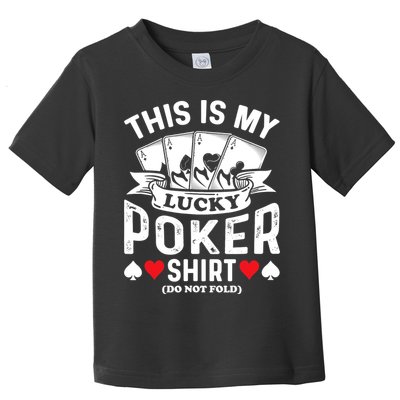 Lucky Poker Toddler T-Shirt