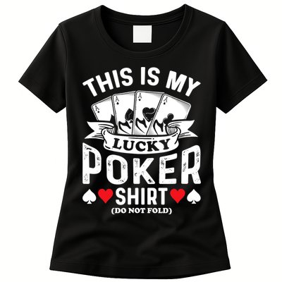 Lucky Poker Womens T-Shirt