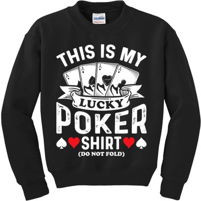 Lucky Poker Kids Sweatshirt