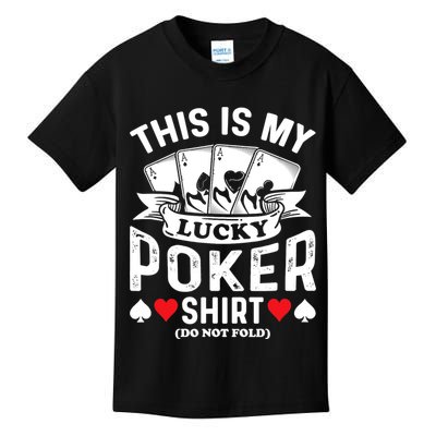 Lucky Poker Kids T-Shirt