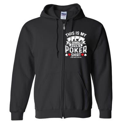 Lucky Poker Full Zip Hoodie