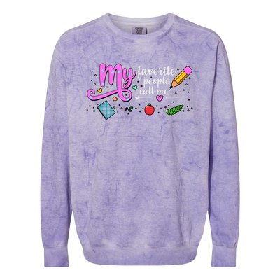 Landing Page Colorblast Crewneck Sweatshirt