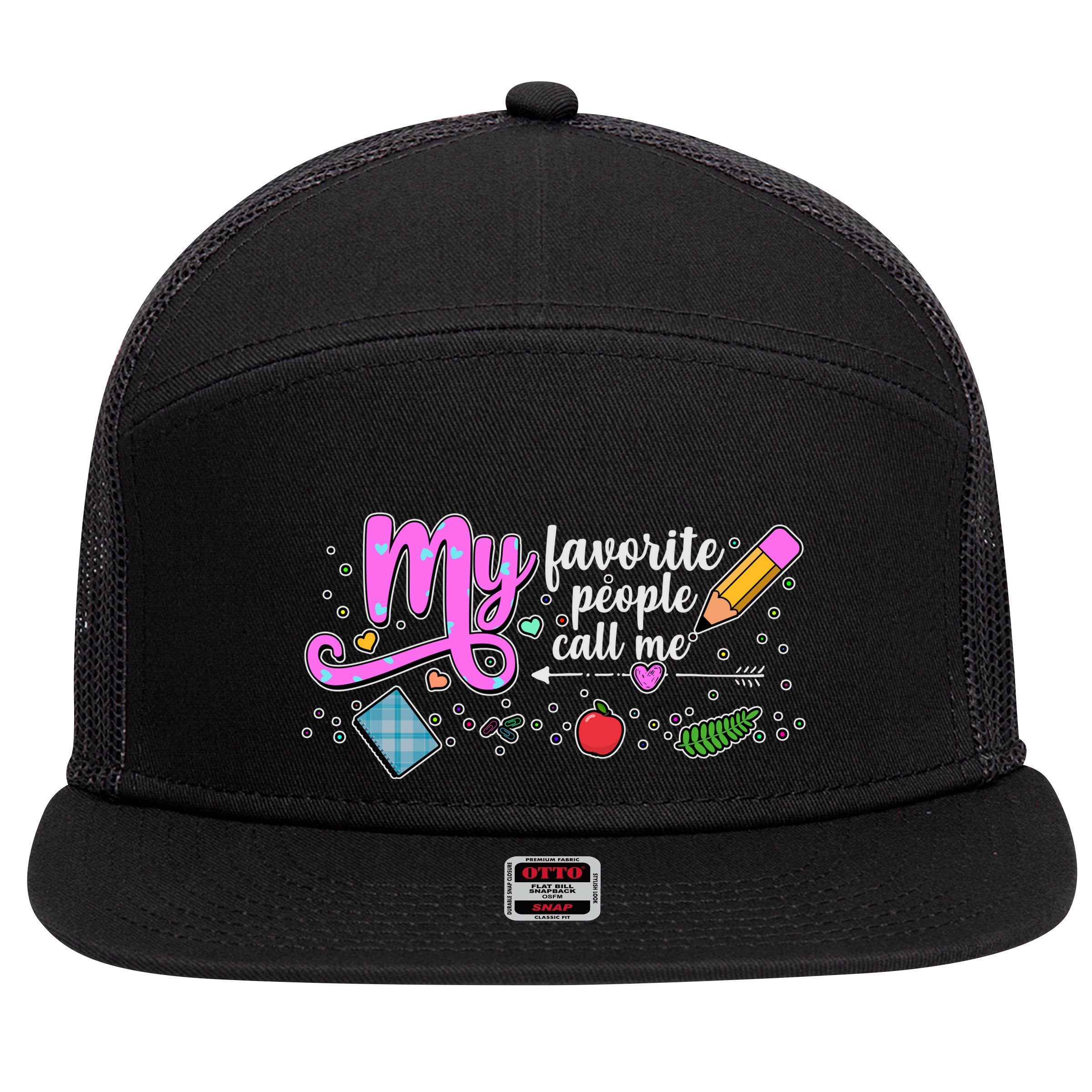 Landing Page 7 Panel Mesh Trucker Snapback Hat
