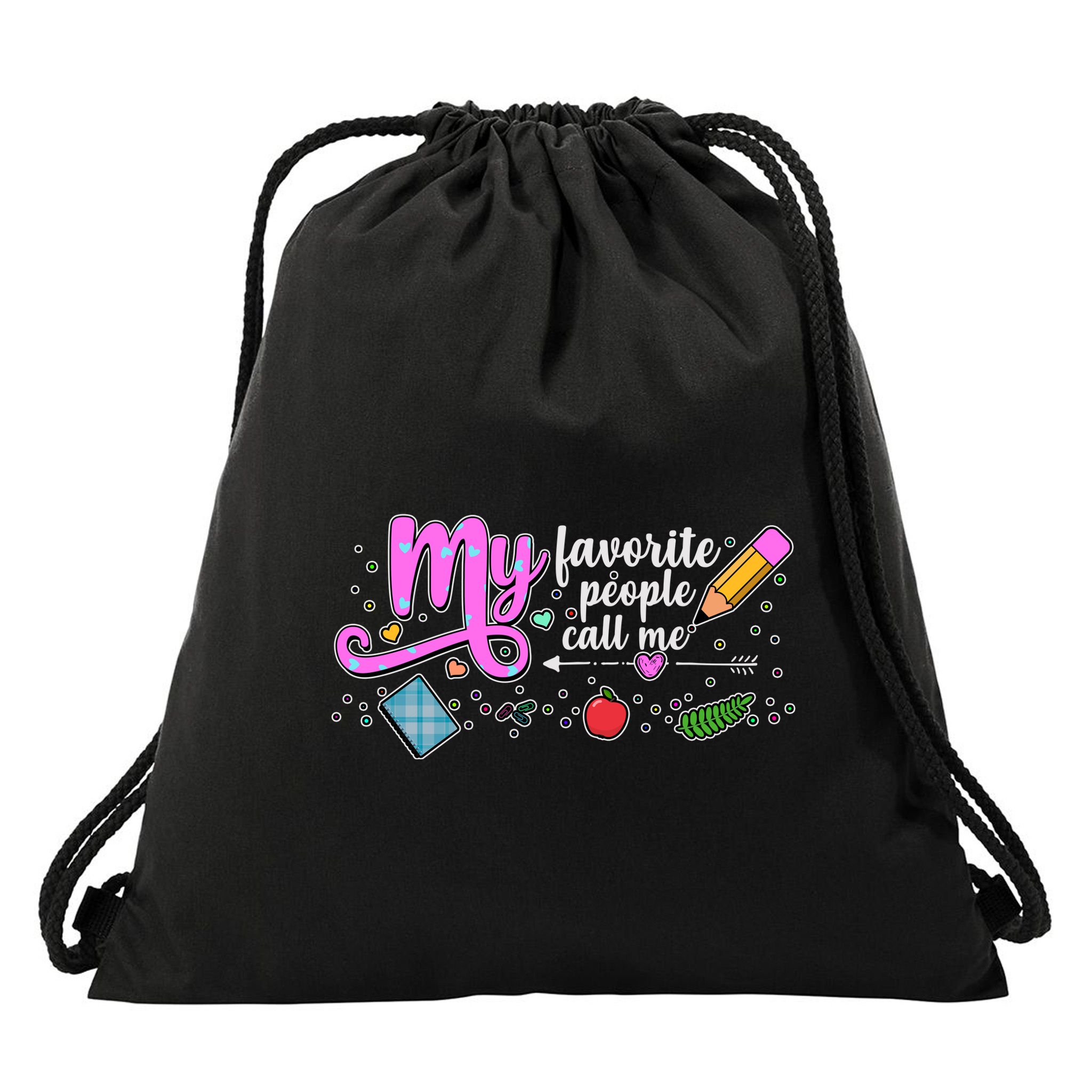Landing Page Drawstring Bag
