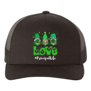 Love Principal Life Gnome Shamrock Saint Patrick's Day Yupoong Adult 5-Panel Trucker Hat