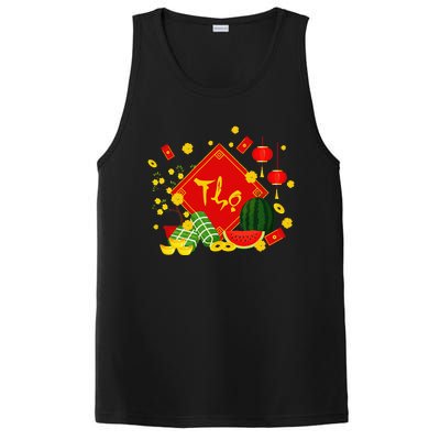 Longevity Phuc Loc Tho Tet Holiday Happy Vietnamese New Year PosiCharge Competitor Tank