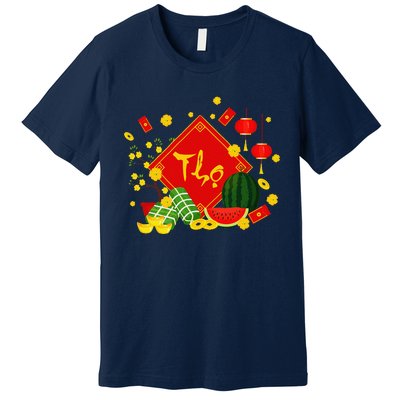 Longevity Phuc Loc Tho Tet Holiday Happy Vietnamese New Year Premium T-Shirt