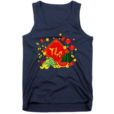 Longevity Phuc Loc Tho Tet Holiday Happy Vietnamese New Year Tank Top