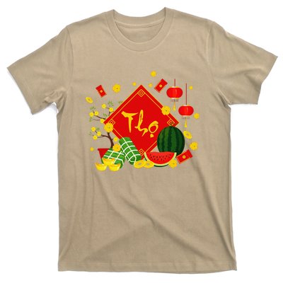 Longevity Phuc Loc Tho Tet Holiday Happy Vietnamese New Year T-Shirt