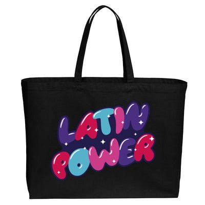 Latin Power Cotton Canvas Jumbo Tote