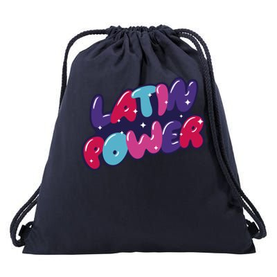 Latin Power Drawstring Bag