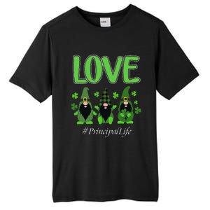 Love Principal Life Gnome Shamrock Saint Patrick's Day Tall Fusion ChromaSoft Performance T-Shirt