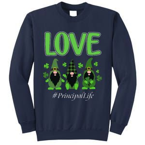 Love Principal Life Gnome Shamrock Saint Patrick's Day Sweatshirt