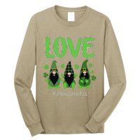 Love Principal Life Gnome Shamrock Saint Patrick's Day Long Sleeve Shirt