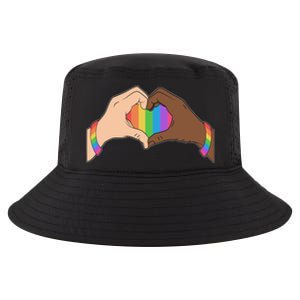 LGBT Pride Love Heart Hands Cool Comfort Performance Bucket Hat