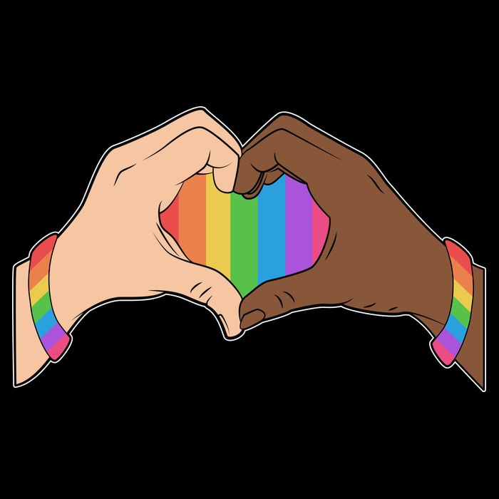 LGBT Pride Love Heart Hands Impact Tech Backpack