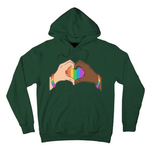 LGBT Pride Love Heart Hands Hoodie