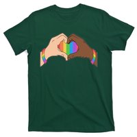 LGBT Pride Love Heart Hands T-Shirt