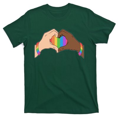 LGBT Pride Love Heart Hands T-Shirt