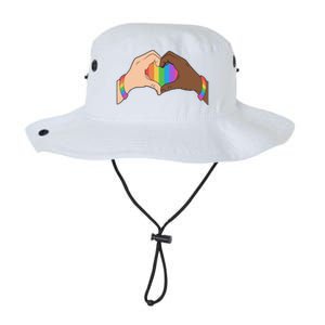 LGBT Pride Love Heart Hands Legacy Cool Fit Booney Bucket Hat