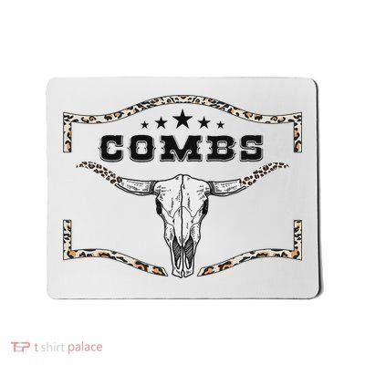Love Pride Last Name Personalized Distressed Gift Idea, White Mousepad