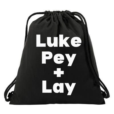 Luke Pey + Lay Luke Pey And Lay Luke Pey Plus Lay Meme Drawstring Bag