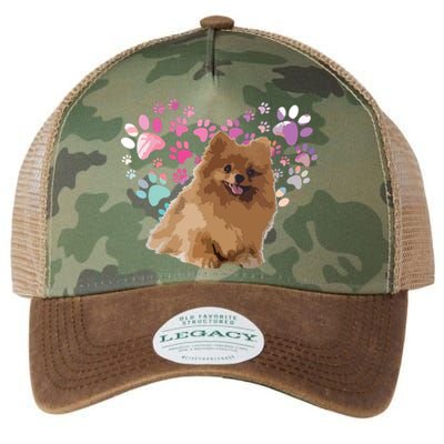 Love Pomeranian Legacy Tie Dye Trucker Hat